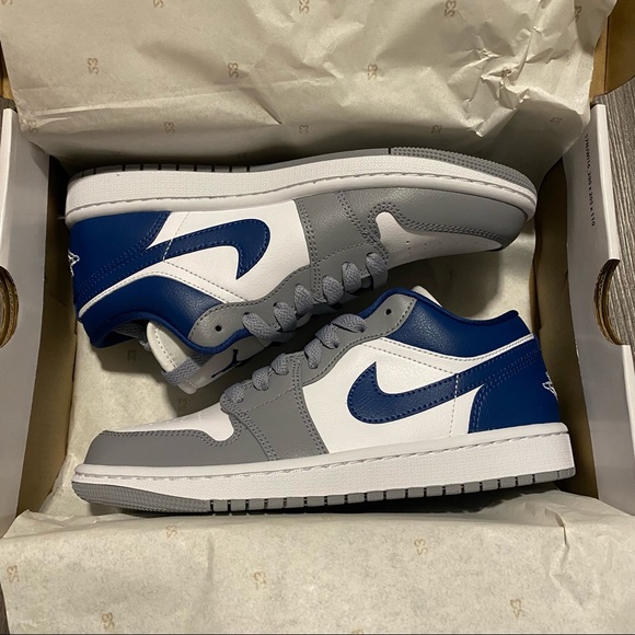 Jordan 1 Low Stealth French Blue - Picture 2 of 2